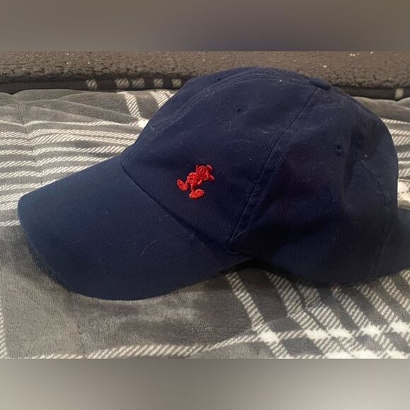 Mickey Mouse Hat Blue Disney Parks Strapback Running Cycling Causal - Picture 3 of 7